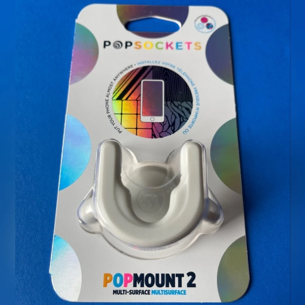 Popsocket - White Multi-Surface Popmount 2